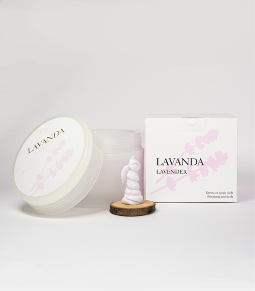 Lavendel Bodycr&egrave;me &ndash; 200 ml
