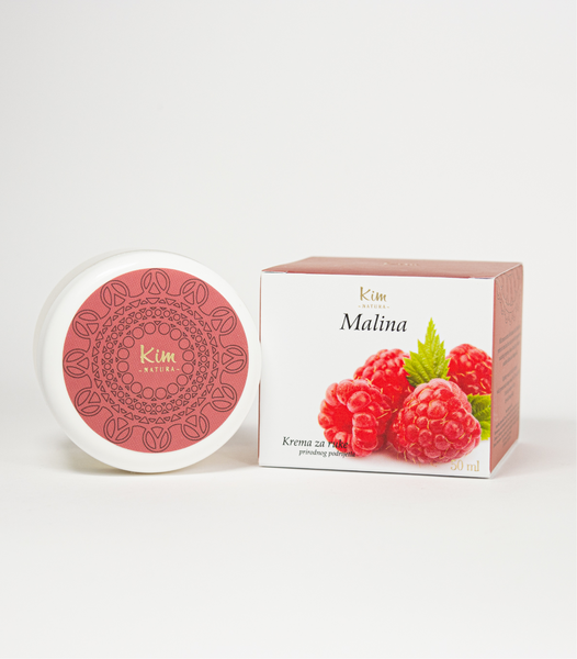 Kim Natura &ndash; Handcr&egrave;me Framboos (50 ml)