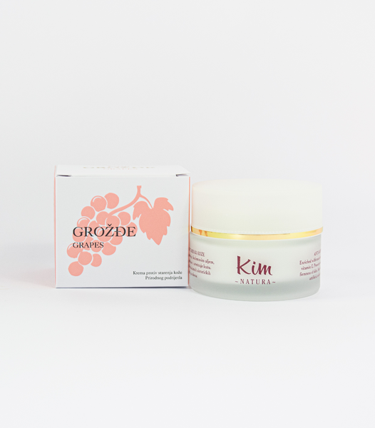 Kim Natura &ndash; Druiven Gezichtscr&egrave;me (Anti-Age) &ndash; 50 ml