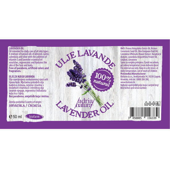 Verzorgingsolie &ndash; Lavendel 50 ml