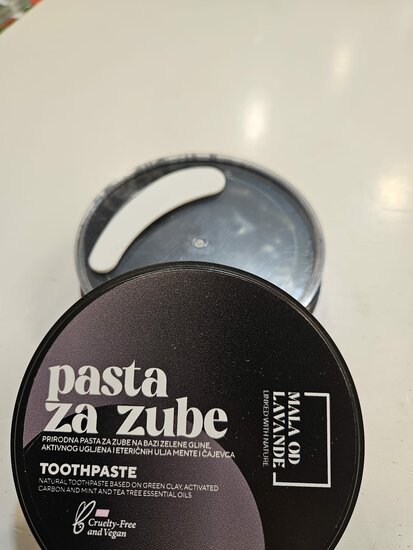 Tandpasta houtskool, 100 gr