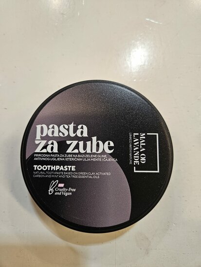 Tandpasta houtskool, 100 gr