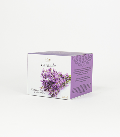 Kim Natura &ndash; Lavendel Handcr&egrave;me 50ml