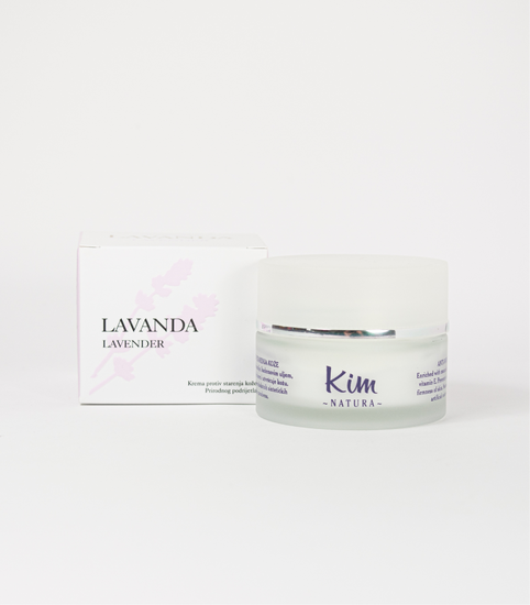 Kim Natura &ndash; Lavendel Gezichtscr&egrave;me (Anti-Age) &ndash; 50 ml