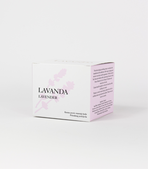 Kim Natura &ndash; Lavendel Gezichtscr&egrave;me (Anti-Age) &ndash; 50 ml