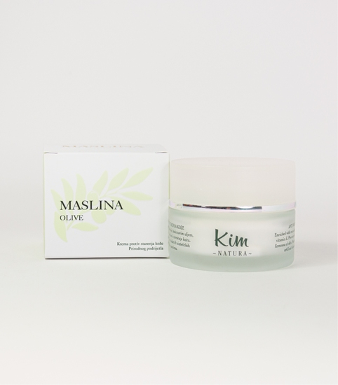 Kim Natura &ndash; Olijf Gezichtscr&egrave;me (Anti-Age) &ndash; 50 ml
