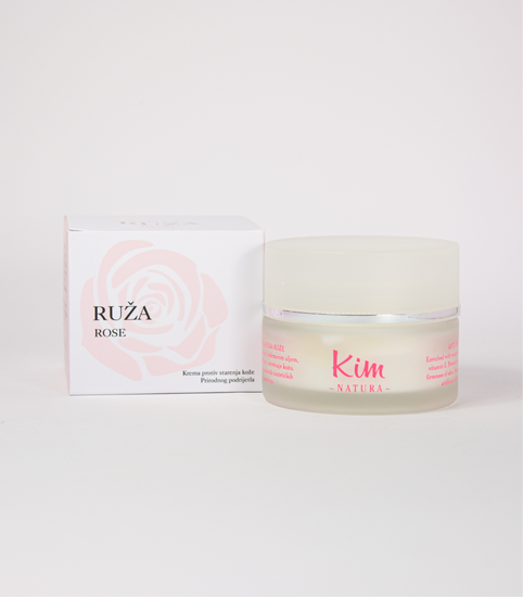Kim Natura &ndash; Rozen Gezichtscr&egrave;me (Anti-Age) &ndash; 50 ml