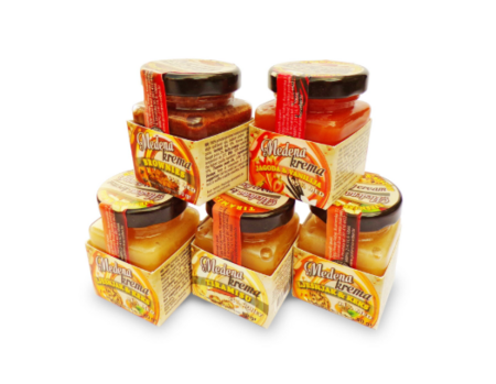 Honingcrème 200g – Vanille/Aardbei