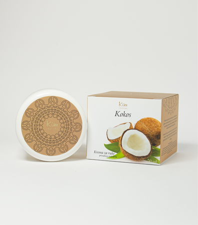 Kim Natura – Handcrème Kokos (50 ml)